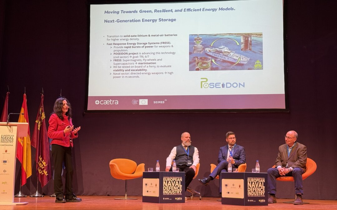 POSEIDON showcases dual-use energy storage solutions at European Naval Defence Congress